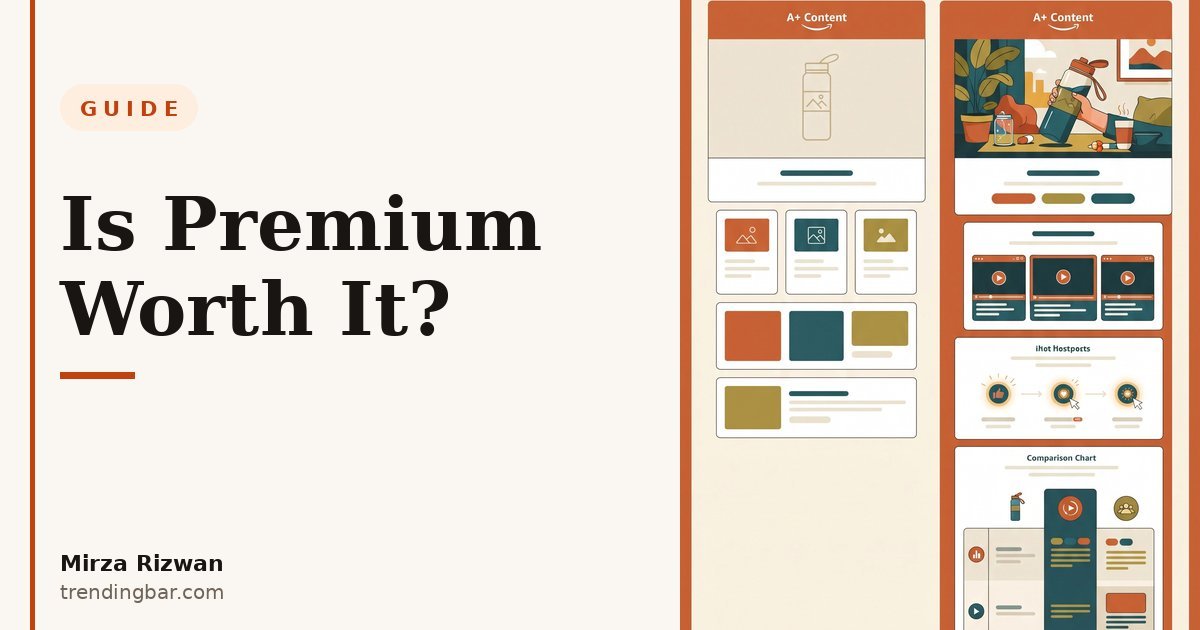 A+ Content guide hero: is Premium A+ worth it — comparing Basic and Premium tiers for Amazon sellers