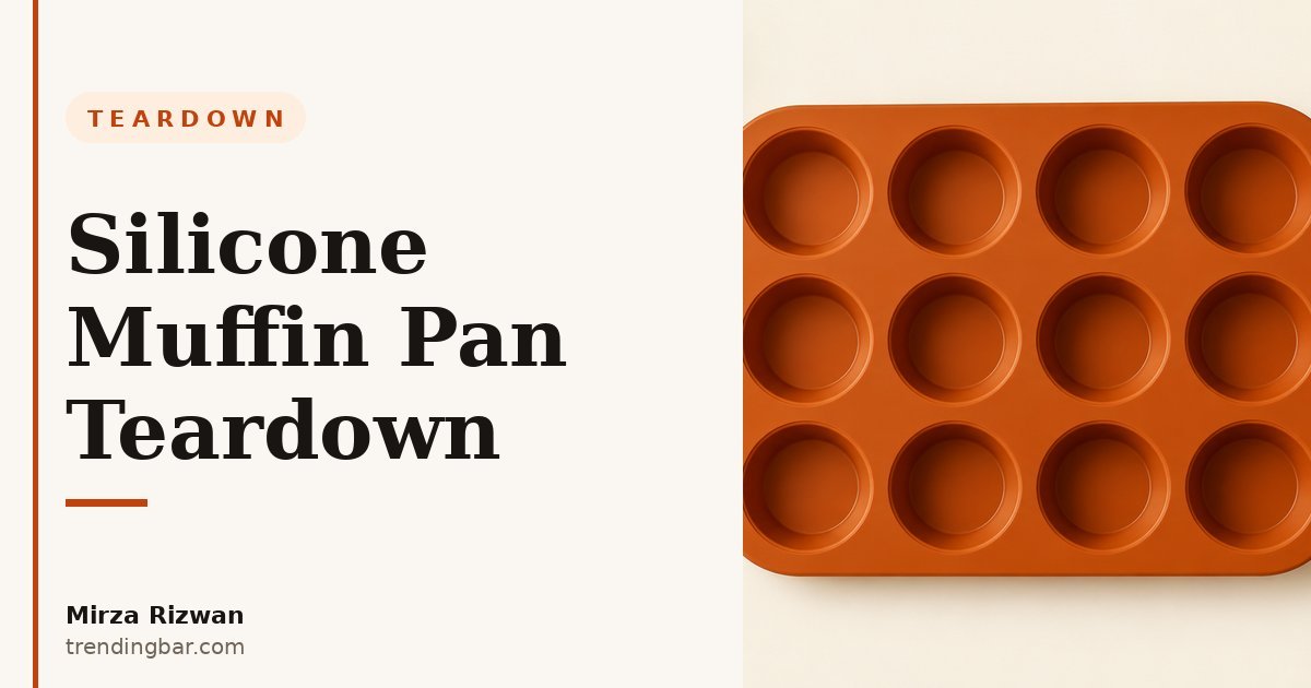 Teardown cover: the five image mistakes most silicone muffin pan listings make